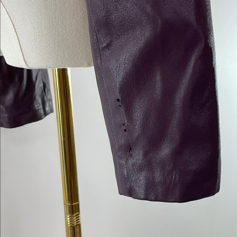 ASHLEY PARK x RTR, Voila Vegan Leather Blazer, L - Picture 9 of 9